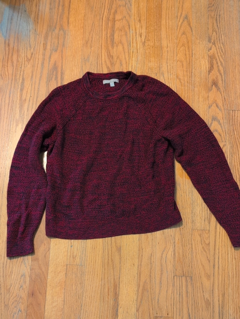 Banana Republic Marled Burgundy Crewneck Sweater